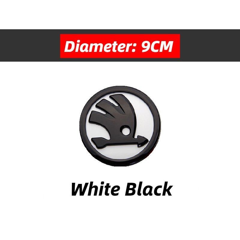 ABS Emblem For Skoda Fabia 1 2 Octavia a7 RS Superb Front Rear Boot Tailgate Sticker