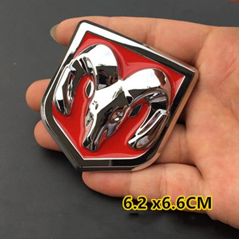 3d Ram Metal Badge Sticker for Dodge RAM 1500 2500 3500 Challenger Charger Durango Nitro Journey Caliber Car Exterior Decoration