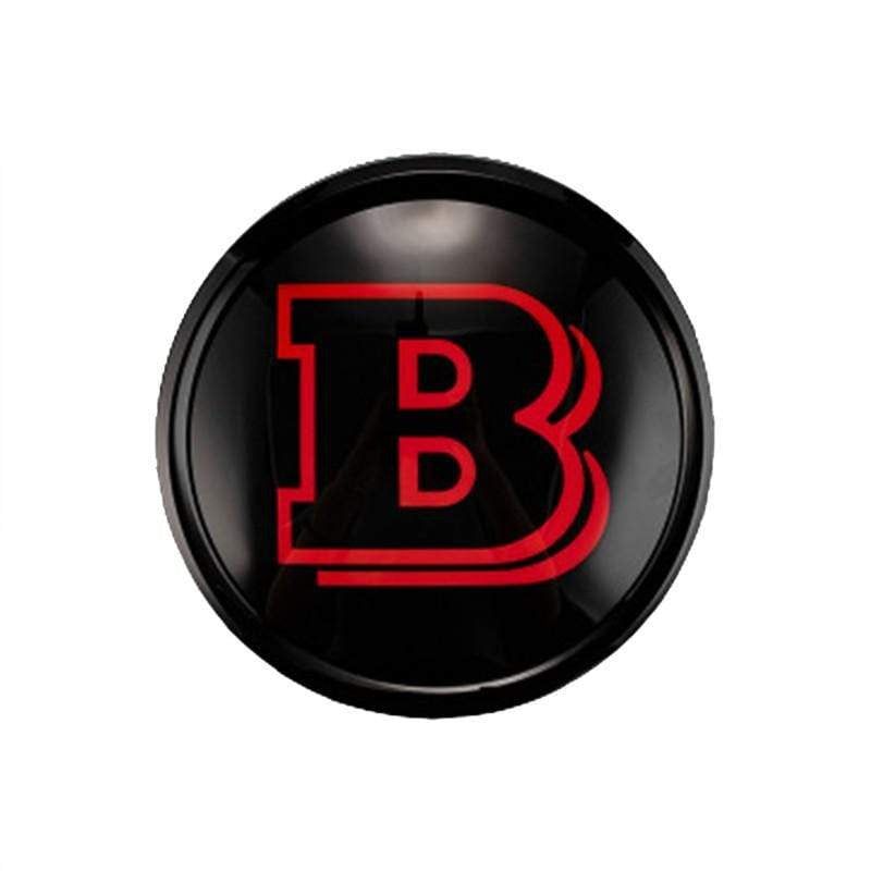 Mercedes Benz Brabus Car Front Center Grille Emblem Badge Decal for C E Class GLA GLK ML GL GLC GLE W212 W207 W207
