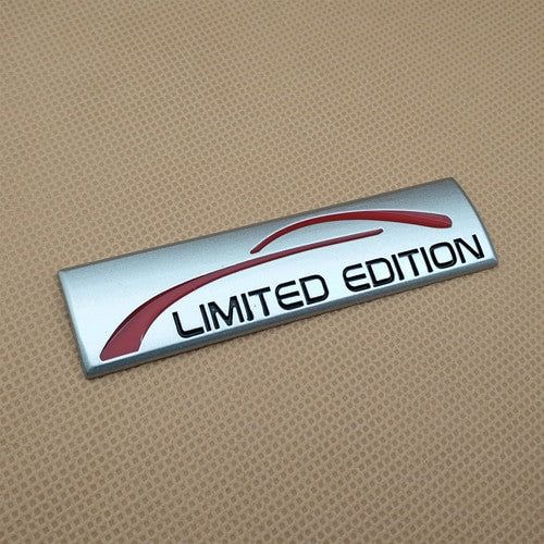 2Pcs 3D Metal Limited Edition Trunk Fender Emblem Badge Decal Sticker Sport