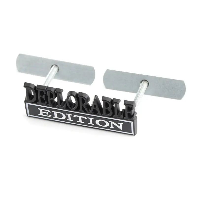 Sticker Deplorable Edition Badge Emblem Hood Grille for Jeep Patriot Freelance Compass