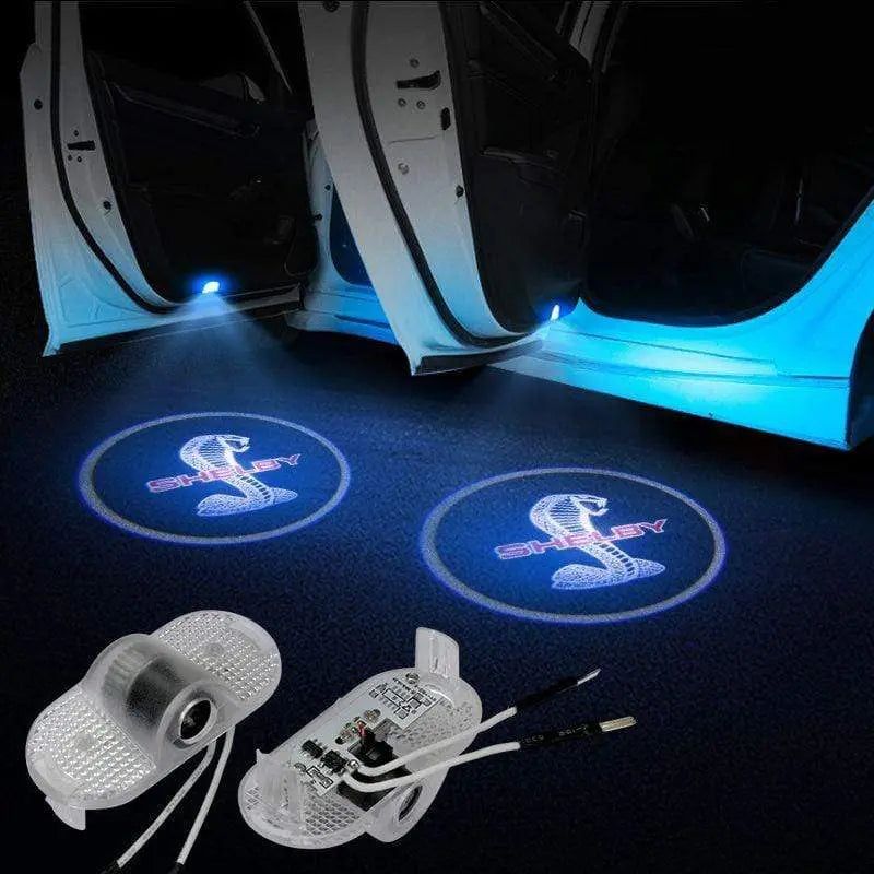 2pcs Door Logo Light LED Laser Projector Step Courtesy Welcome Ghost FOR FORD