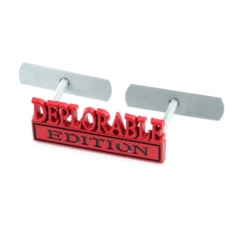 Sticker Deplorable Edition Badge Emblem Hood Grille for Jeep Patriot Freelance Compass