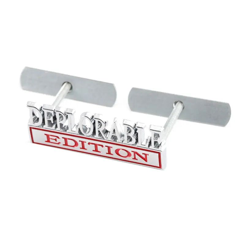 Sticker Deplorable Edition Badge Emblem Hood Grille for Jeep Patriot Freelance Compass