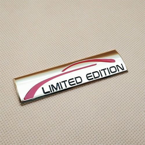 2Pcs 3D Metal Limited Edition Trunk Fender Emblem Badge Decal Sticker Sport