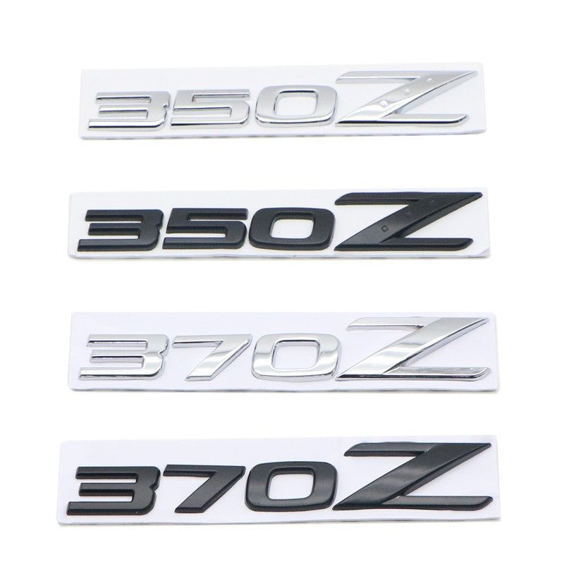 3D Metal Stickers Rear Emblem Badge Decals For Nissan Fairlady Z 350Z 370Z Z3 Z34