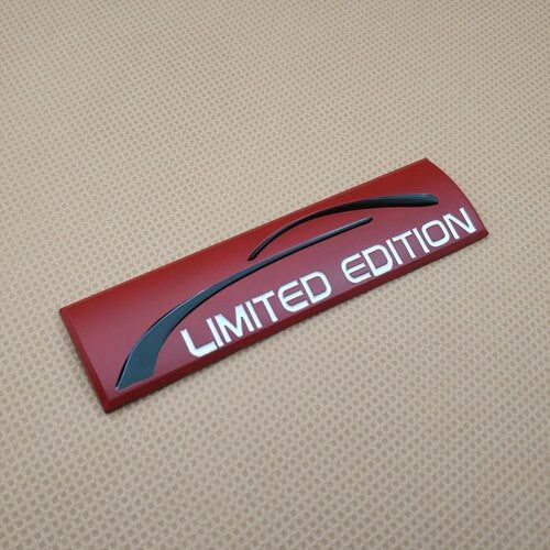 2Pcs 3D Metal Limited Edition Trunk Fender Emblem Badge Decal Sticker Sport