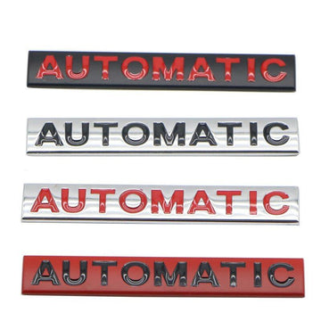 3D Metal Automatic Car Trunk Rear Tailgate Emblem Badge Decals Sticker