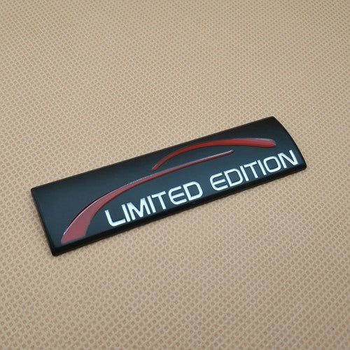 2Pcs 3D Metal Limited Edition Trunk Fender Emblem Badge Decal Sticker Sport