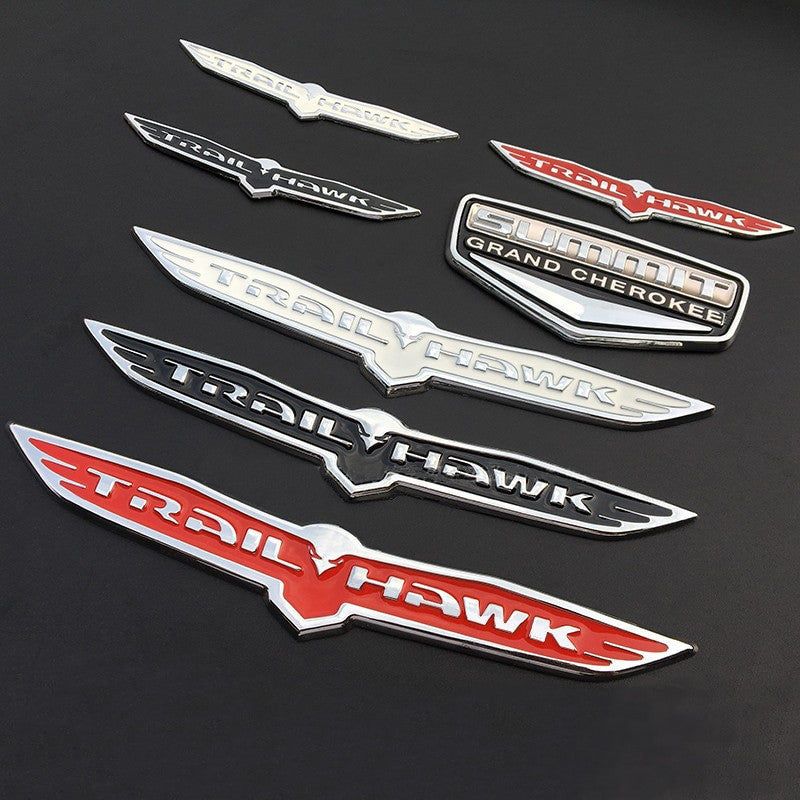 1x Car Fender Tailgate 3D Alloy TRAIL HAWK Emblem Badge Nameplate Sticker