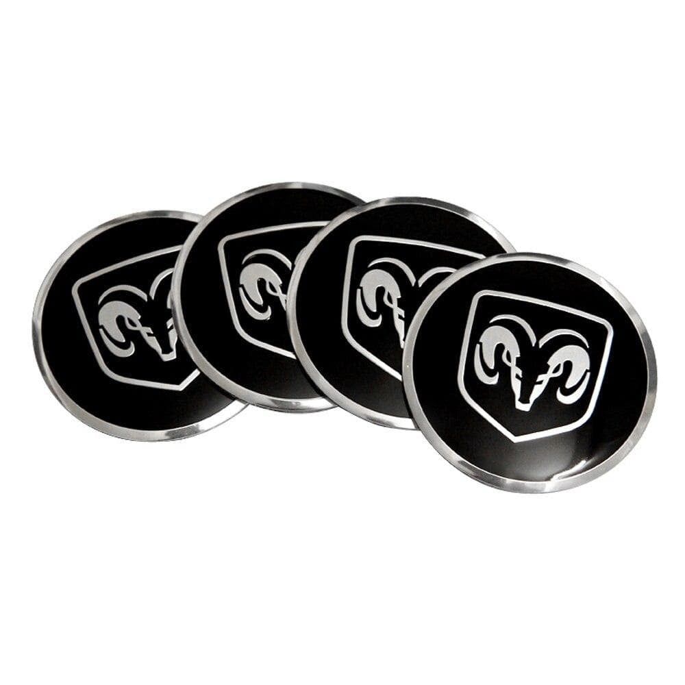 56MM Car Wheel Center Hub Caps Sticker for Dodge Ram 1500 2500 Journey Caliber Charger Challenger Nitro Durango Auto Accessories