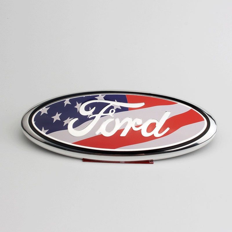 DIY Front Grille/Rear Trunk Oval Emblem 7/9 inch Fit For F150 F250 F350 Explorer