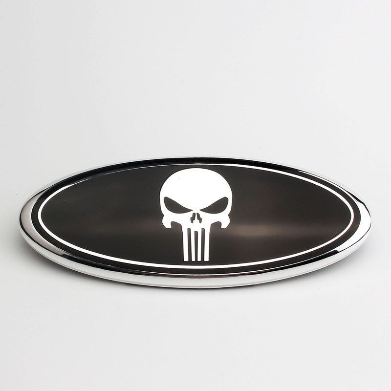 DIY Front Grille/Rear Trunk Oval Emblem 7/9 inch Fit For F150 F250 F350 Explorer