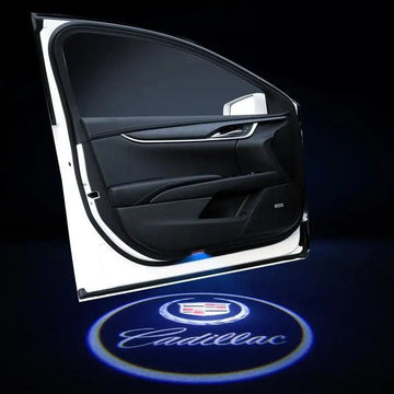 2x Ghost LED Door Step Courtesy Shadow Laser Light For Cadillac CTS SRX ATS XTS