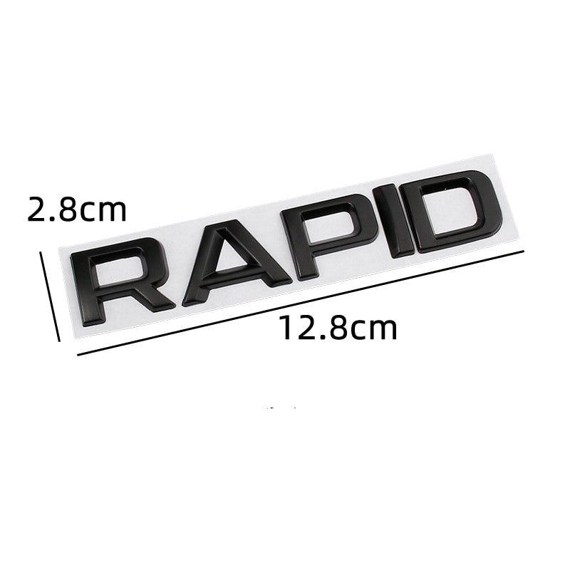 Skoda Rear Trunk Letters Replace Badge Emblem Metal Stickers For Octavia SUPERB FABIA