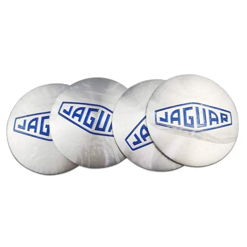 56mm 4PCS Jaguar Leopard Head XF XJ-S XJ-6 X-Type XE S-Type XKR XK Car Wheel Center Hub Cap Sticker  Emblem Badge Decal