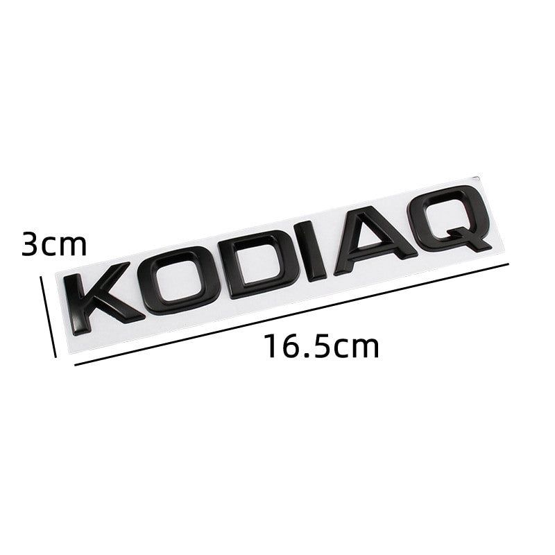 Skoda Rear Trunk Letters Replace Badge Emblem Metal Stickers For Octavia SUPERB FABIA