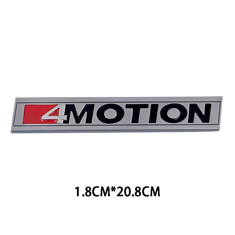 Metal ABT Badge 4Motion Emblem Decals Front Grille Stickers For Audi
