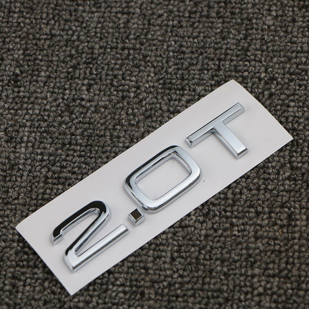 For Audi A3 A4 A5 A6 A7 A8 Q3 Q5 Q7 3.2 3.0T 2.0T 4.2 2.4 3.6 Rear Emblem Badge Sticker