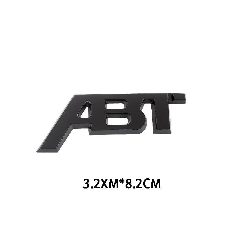 Metal ABT Badge 4Motion Emblem Decals Front Grille Stickers For Audi