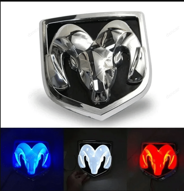 Dodge Front Center LED Light Auto Rear Emblem Badge Decal for Jcuv Caliber RAM Journey