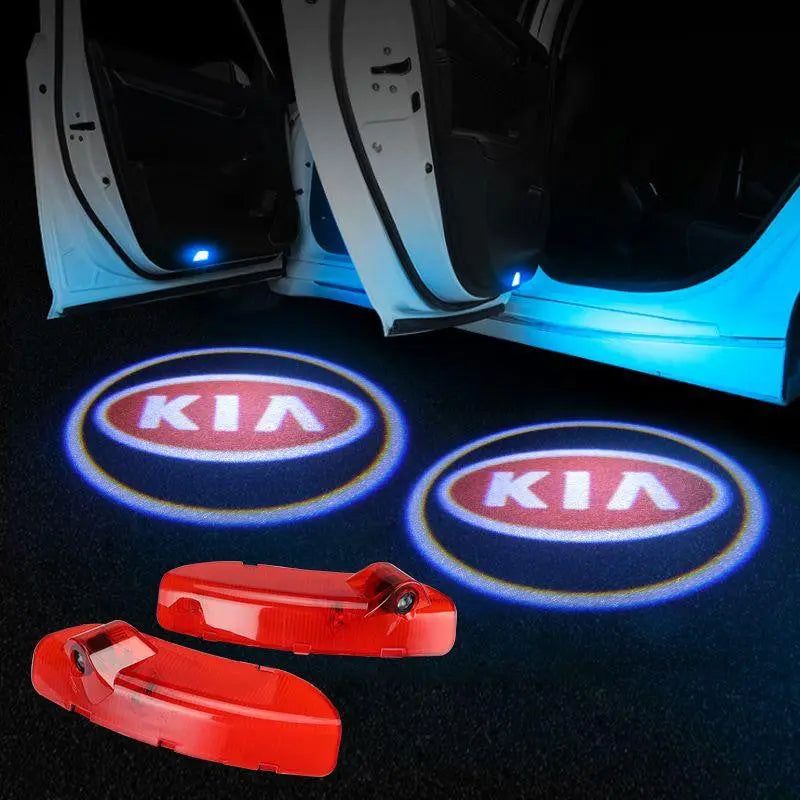 2x Logo LED Door Light Laser Projector Ghost Shadow for KIA