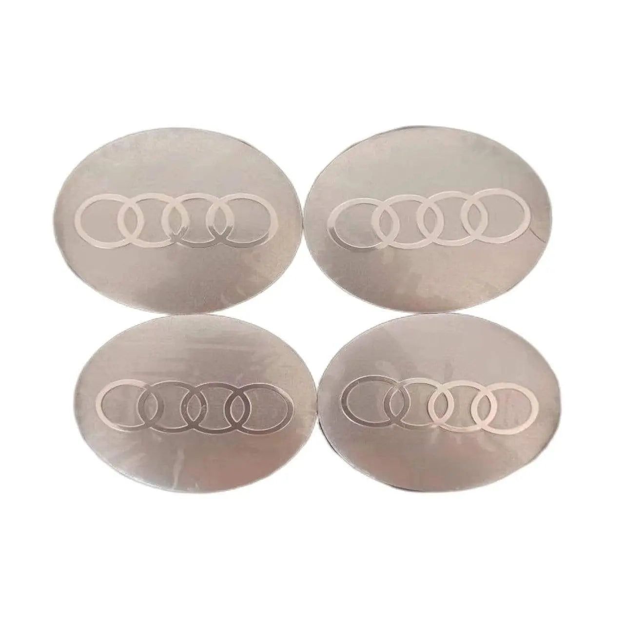 4pcs 56mm Audi RS Sline Quattro a3 a4 a5 a6 tt a4l q3 q5 q7 Car Wheel Center Hub Cap Sticker Emblem Badge Decal