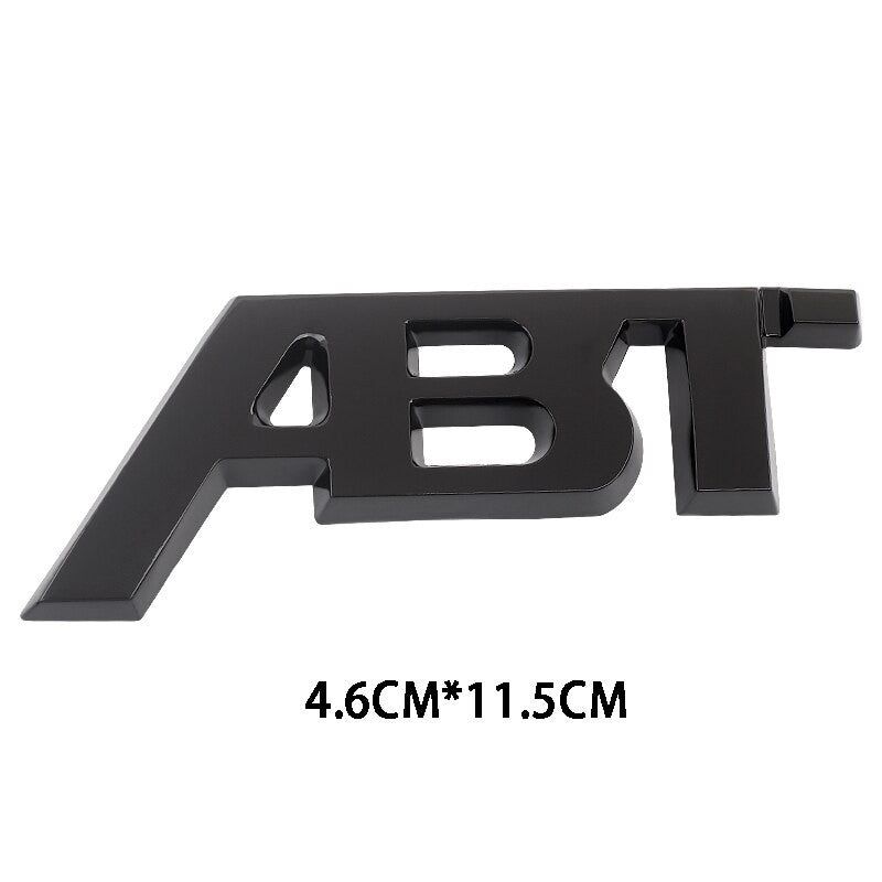 Metal ABT Badge 4Motion Emblem Decals Front Grille Stickers For Audi