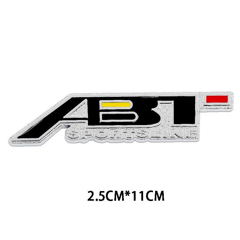 Metal ABT Badge 4Motion Emblem Decals Front Grille Stickers For Audi