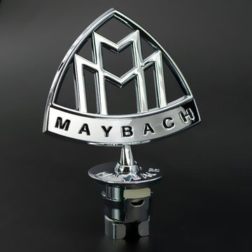 Maybach Front Standing Metal Mark Emblem Bonnet Hood Ornament Rear Badge for Mercedes-Benz
