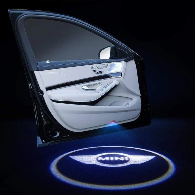 For Mini Cooper One S JCW R55 R56 R58 R59 R60 F56 F60 2 pieces Car Welcome Light Door Wireless Ghost Shadow Lamp
