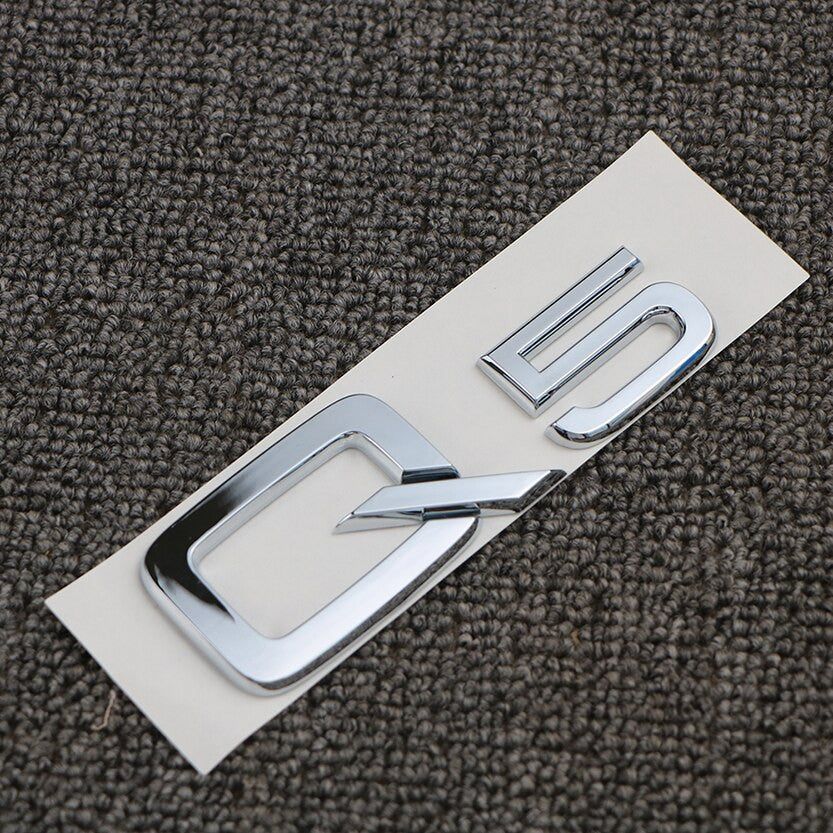 For Audi A3 A4 A5 A6 A7 A8 Q3 Q5 Q7 3.2 3.0T 2.0T 4.2 2.4 3.6 Rear Emblem Badge Sticker