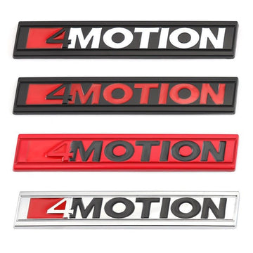 4 Motion Stickers Emblem Badge Decals Front Hood Grille for Volkswagen