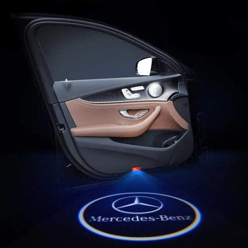 2X Mercedes Shadow Light Logo Door Courtesy LED Projector Ghost Laser for Mercedes-Benz