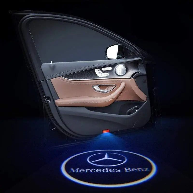 2X Mercedes Shadow Light Logo Door Courtesy LED Projector Ghost Laser for Mercedes-Benz