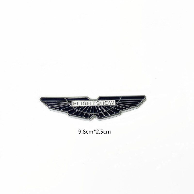 3D Metal Sticker Flight Show Side Front Body Badge for Aston Martin