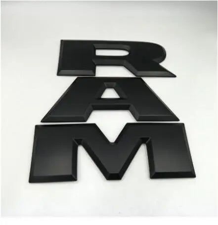 Tailgate 3D RAM For 2014&UP Ram 1500 2500 3500 Tailgate Letters Emblem Decal ABS Inserts