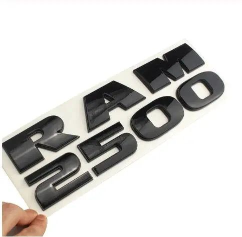 Tailgate 3D RAM For 2014&UP Ram 1500 2500 3500 Tailgate Letters Emblem Decal ABS Inserts