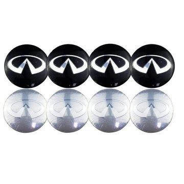 4PCS 56mm Infiniti Car Wheel Center Hub Cap Sticker Auto Tire Emblem Badge Decal