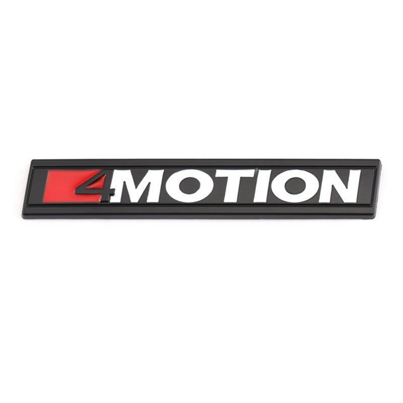 4 Motion Stickers Emblem Badge Decals Front Hood Grille for Volkswagen