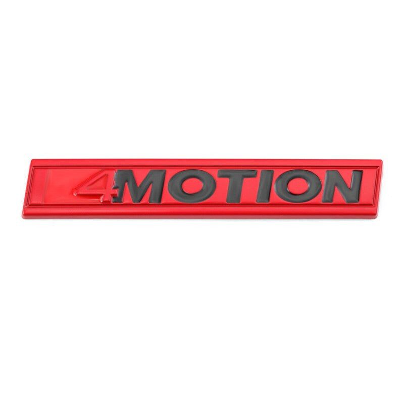 4 Motion Stickers Emblem Badge Decals Front Hood Grille for Volkswagen