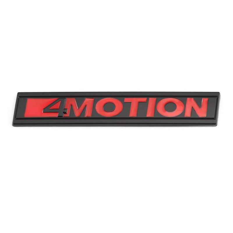 4 Motion Stickers Emblem Badge Decals Front Hood Grille for Volkswagen