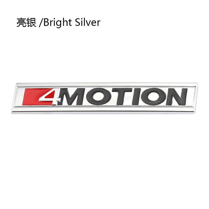 4 Motion Stickers Emblem Badge Decals Front Hood Grille for Volkswagen