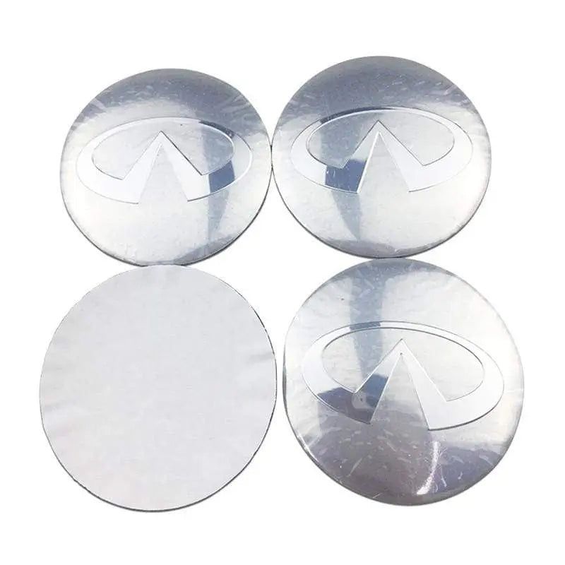 4PCS 56mm Infiniti Car Wheel Center Hub Cap Sticker Auto Tire Emblem Badge Decal
