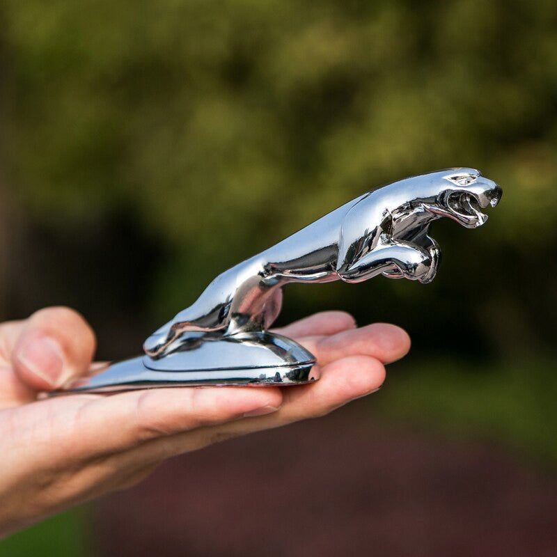 Chrome Bonnet Emblem for Jaguar XF XJ XE XK XKR XFL XJS E Pace F pace Front Hood