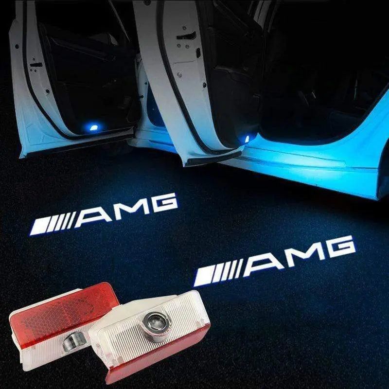 2X Mercedes Shadow Light Logo Door Courtesy LED Projector Ghost Laser for Mercedes-Benz