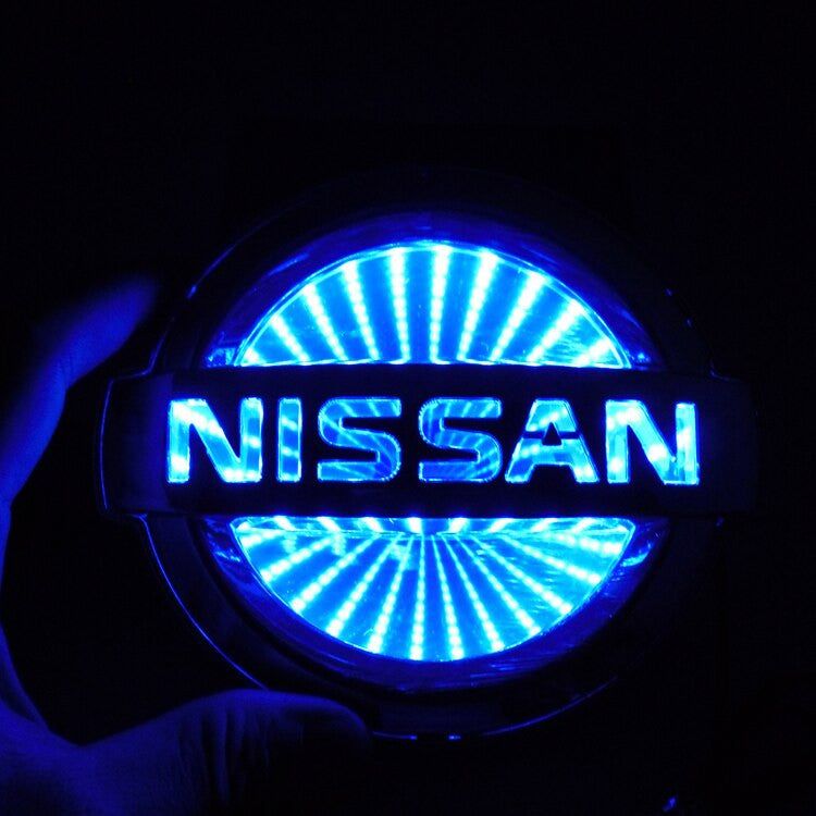 Rear Front Led Emblem For Nissan X-TRAIL XTRAIL T30 T31 T32 Juke Qashqai J10