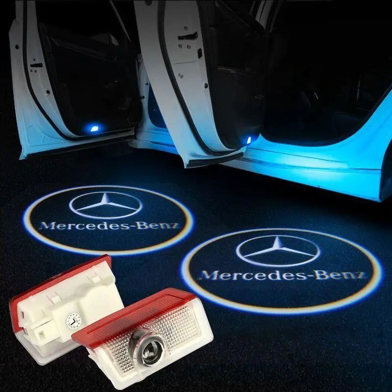 2X Mercedes Shadow Light Logo Door Courtesy LED Projector Ghost Laser for Mercedes-Benz