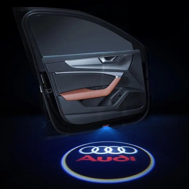 Audi Sline Logo LED Laser Projector Car Door Welcome Ghost Courtesy Shadow Light