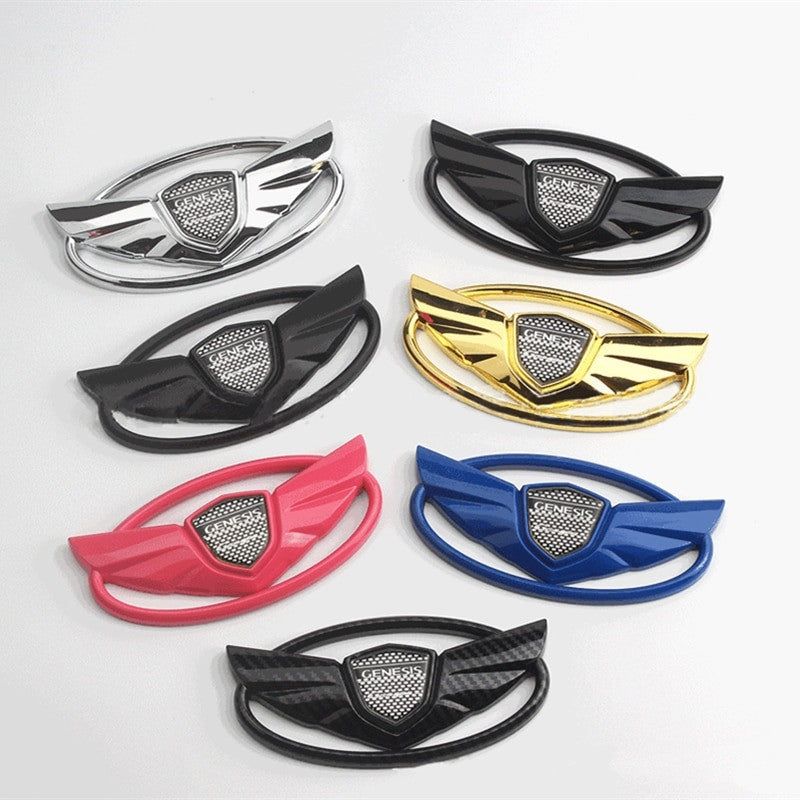 GENESIS Coupe Car Front Hood Grille Rear Badge Emblem for Genesis